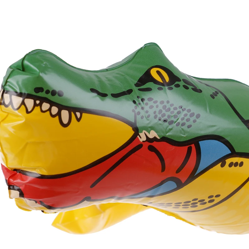 Inflatable Crocodile Blow up Funny Water Toys Crocodile Toy for Summer Beach