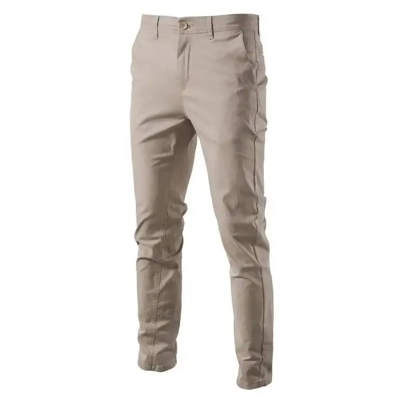 

Men's Golf Business Casual Straight Slim Work Wear Trousers Spring Autumn Cotton Breathable Outdoor Jogging Pants