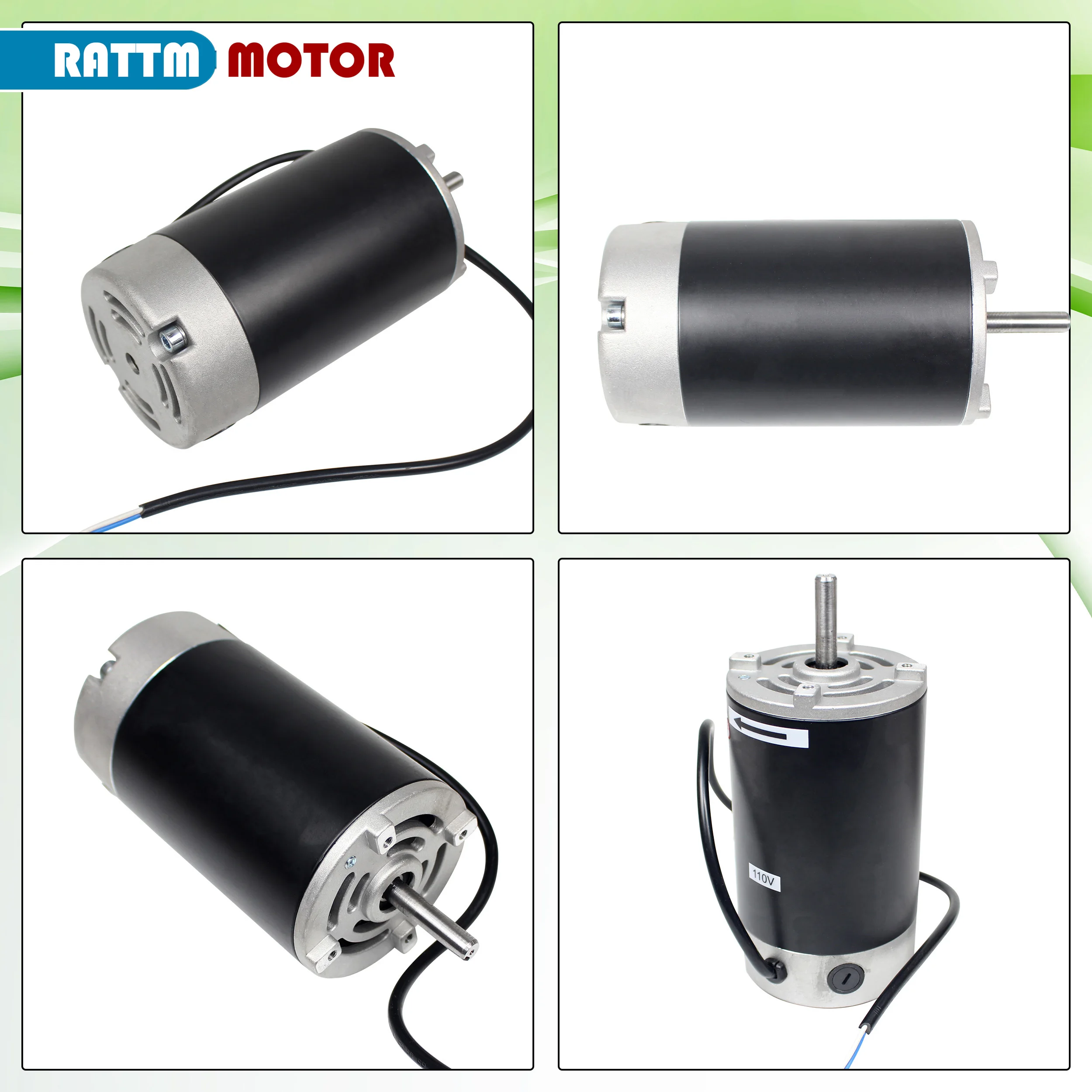 【EU Stock】High Torque 550W 750W 6000RPM Brushed DC Motor 220V For CJ 0618 / CD210 / WM210 Mini Lathe Part Accessories