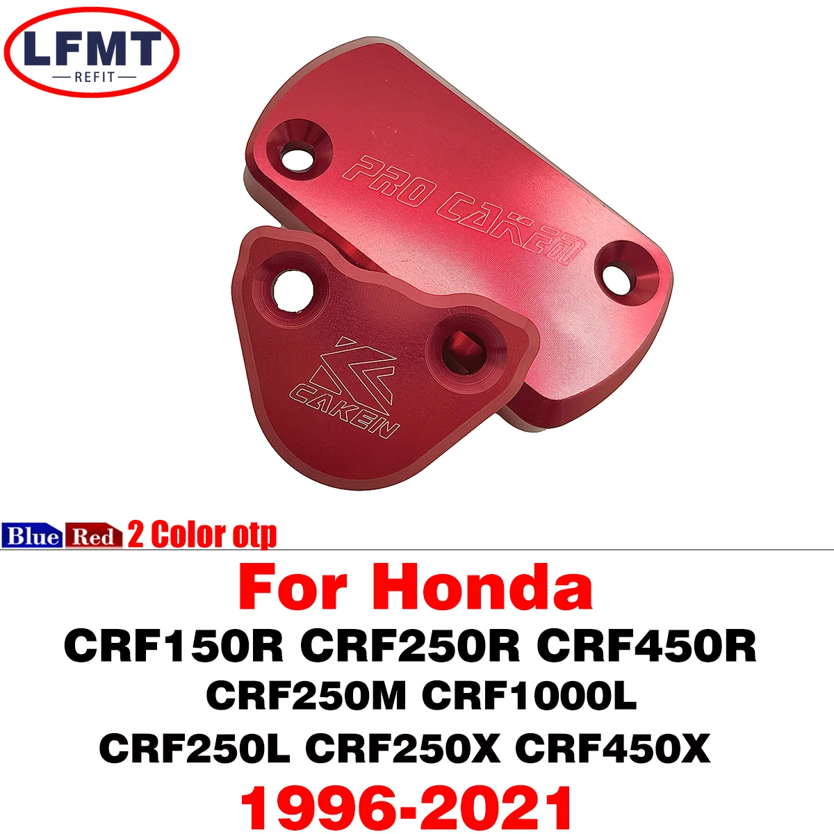 

Motorcycle CNC Front Rear Brake Fluid Reservoir CoverB For HONDA CR CRF 125R 150R 250R 250X 250F 250RX 450R 450X 450RX 450L