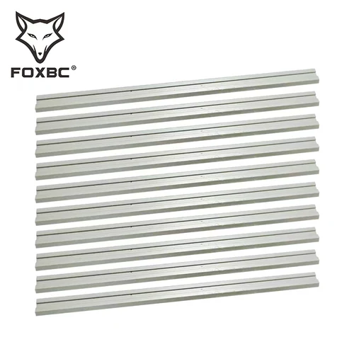 Imagen 2 del producto FOXBC 82mm cuchillas cepilladoras para Bosch DeWalt Metabo Makita Trend y Elu accesorios de herramientas eléctricas de carpintería 3-1/4 ""10 Uds