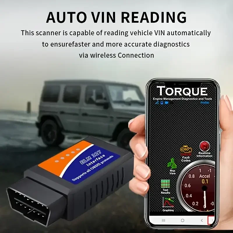 Compact Obd2 Wireless Diagnostic Scanner - Unlock Your Car\'S Hidden Potential, No Battery Required