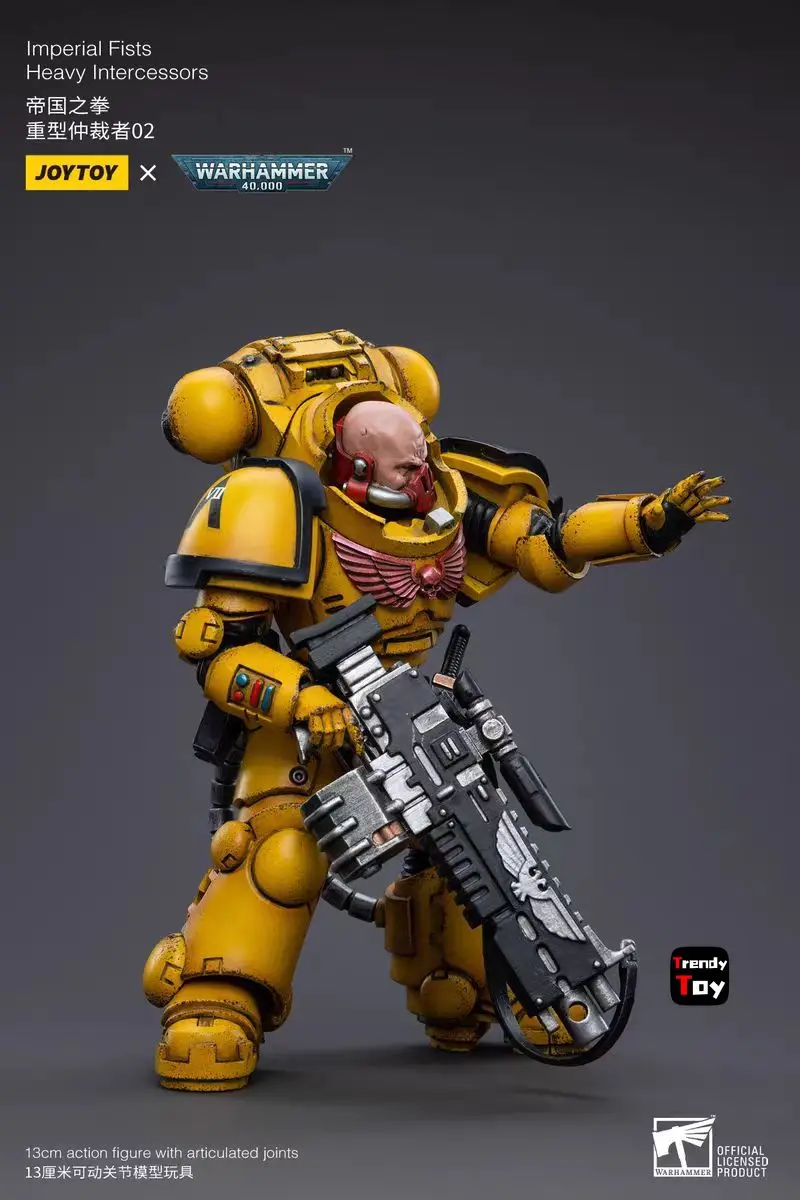 

【Доставка в течение 24 часов】Фигурки JOYTOY Warhammer 40K Imperial Fists Heavy Intercessors в масштабе 1/18