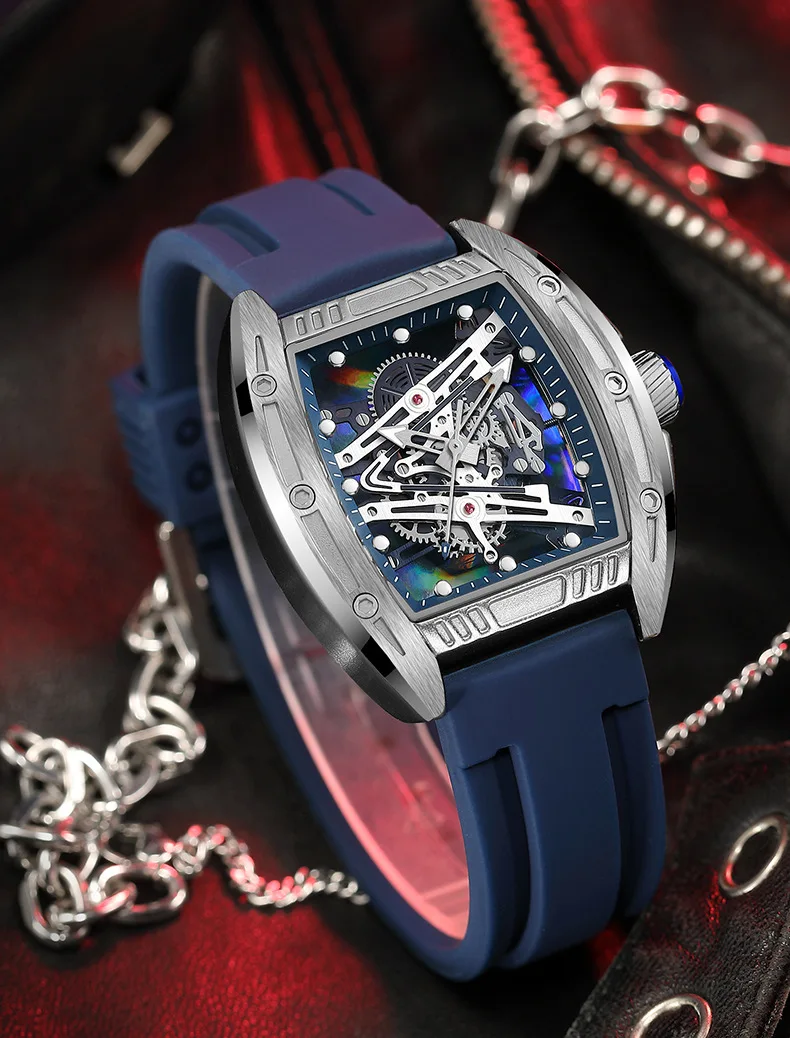 New Barrel-Shaped Watch, Luminous Waterproof, Domineering Sports Quartz Watch, Men's Watch