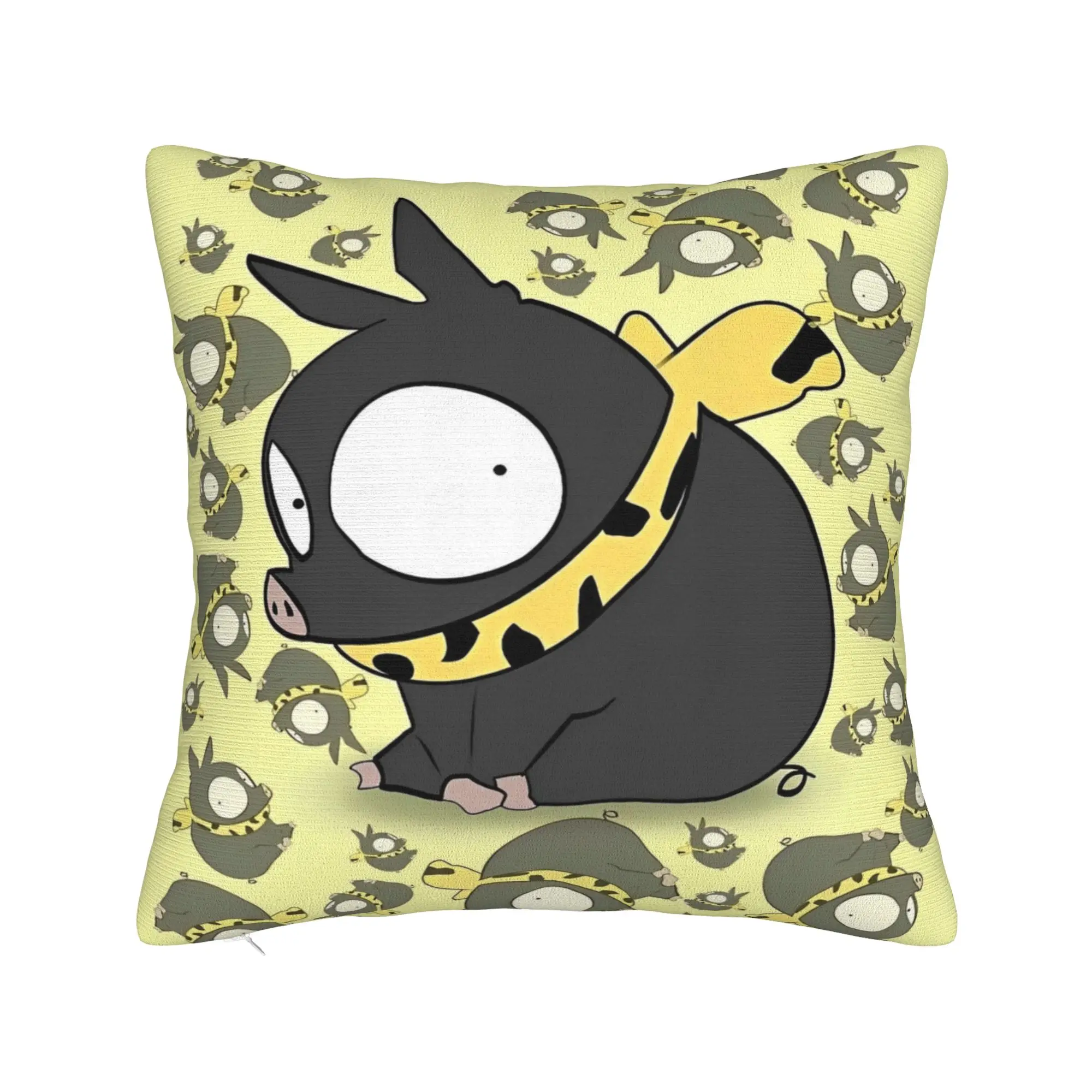 Manga Ranma 1⁄2 Square Pillow Covers Polyester Sofa Adventure Martial Comedy Cushion Cover Funny Decorative Pillowcase 40*40