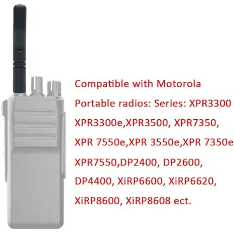 10 sztuk UHF 403-527 MHz Stubby antena dla Motorola XPR3300/3500 XPR7350 XPR7550 DP4000 XPR3000 XPR7000 XPR7550 Walkie Talkie — zdjęcie produktu 5