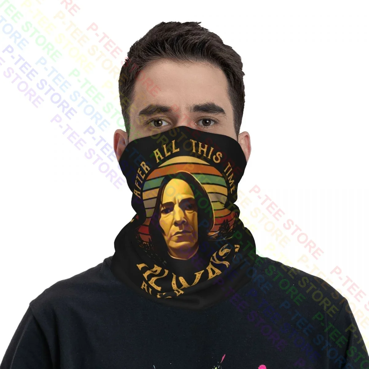 Severus Snape After All This Time Always Alan Rickman Neck Gaiter Bandana Scarf Face Mask Magic Scarf