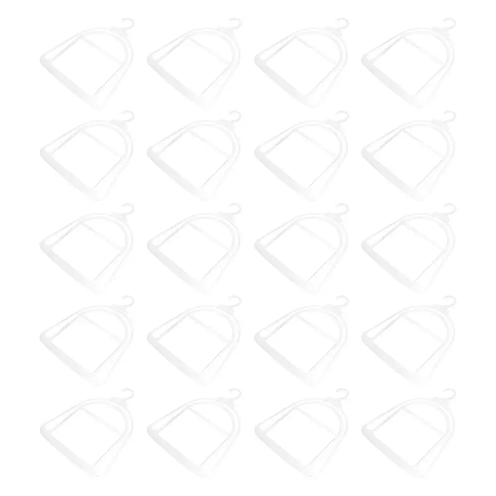 

20Pcs Clear Plastic Hat Hanger Rack for Baseball Caps Beanie Storage Scarf Belt Organizer Multi-Functional Closet Door Entryway