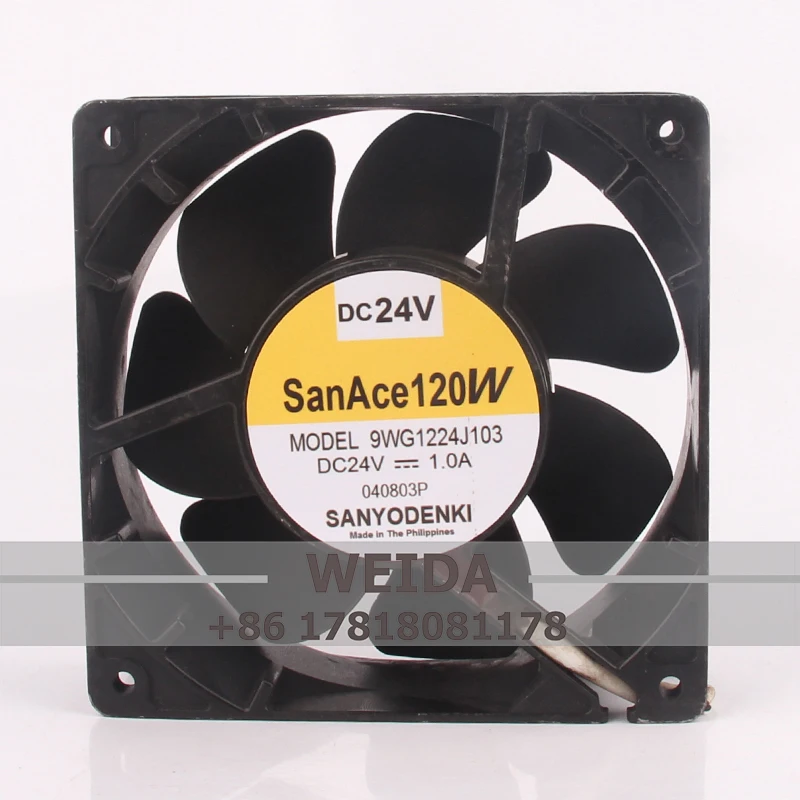 

9WG1224J103 Case Cooling Fan for San Ace120W SANYO 12V 48V DC24V 1.0A EC AC 120X120X38MM 12038 12CM Welder Inverter