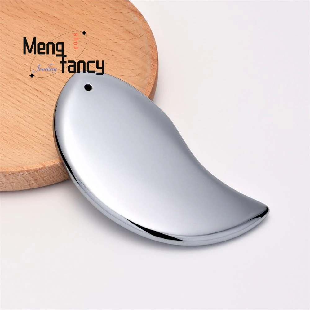 Bagua Taiji Tai Hertz Scraping Board SPA Beauty Face Energy Stone Scraping Simple Elegant High-grade Natural Fashion Jewelry