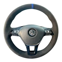 Protector para volante de coche, para Volkswagen VW Amarok T6 California Caravelle Kombi Multivan Transporter Golf Mk7 Sharan Polo Jetta