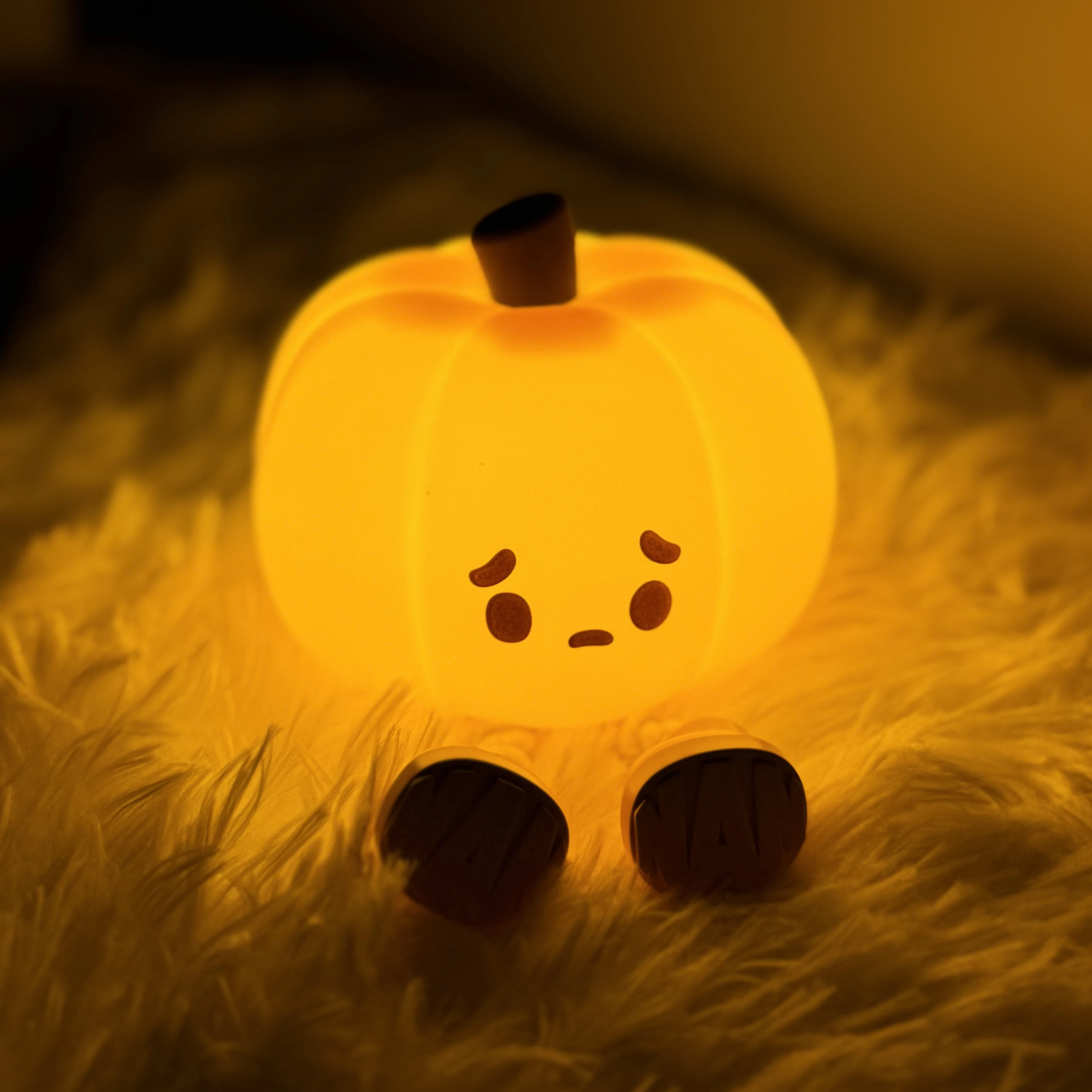 

1 little pumpkin Night light Cute soft silicone lamp Room decoration Timed dimmable bed decoration Children baby birthday gift