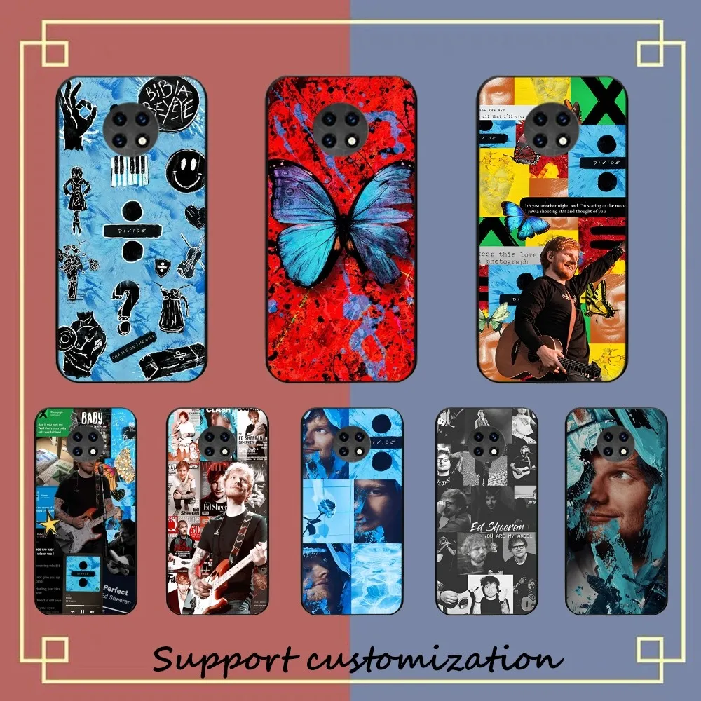 E-Ed S-Sheeran Hot Singer Phone Case For Redmi 5 6 7 8 9 10 Plus Pro 6 7 8 9 A GO K20 K30 K40 Pro Plus F3 Fundas