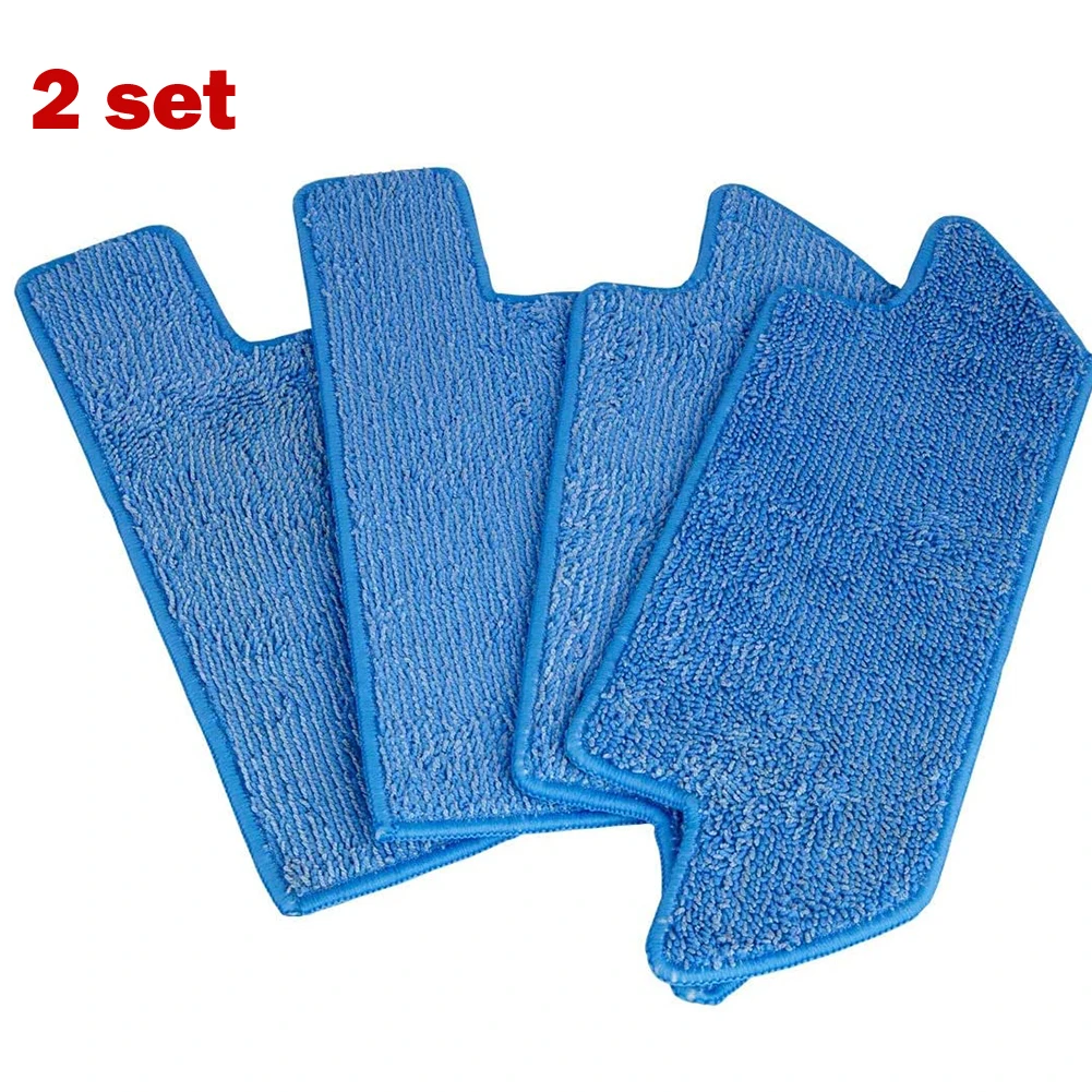 for vac Pads Mop Cloths Household Replacement Floor Cleaning For Hobot for legee 667 668 669 Microfiber Rags 2 Pcs Set