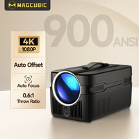 Magcubic Auto Focus HY450C Ultra Short Throw Projector With Auto Offset 1080P 8K HD 900 ANSI WiFi6 BT5.4 Allwinner H716 Voice