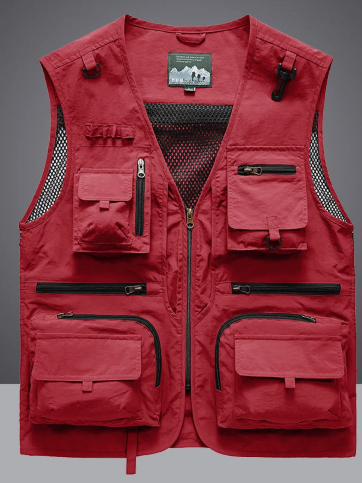 Large Size Multi-ket Men's Vest Outdoor Fiing Casual Loose Qui Dry Autumn Summer Fiing Vest Comfortable Workwear