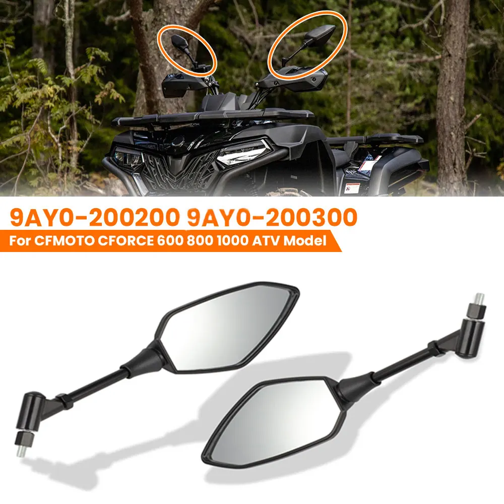 

Original Left Or Right Rear View Mirror 9AY0-200200 & 9AY0-200300 For CFMOTO CFORCE 500 600 800 1000 ATV Quad 2014-2022