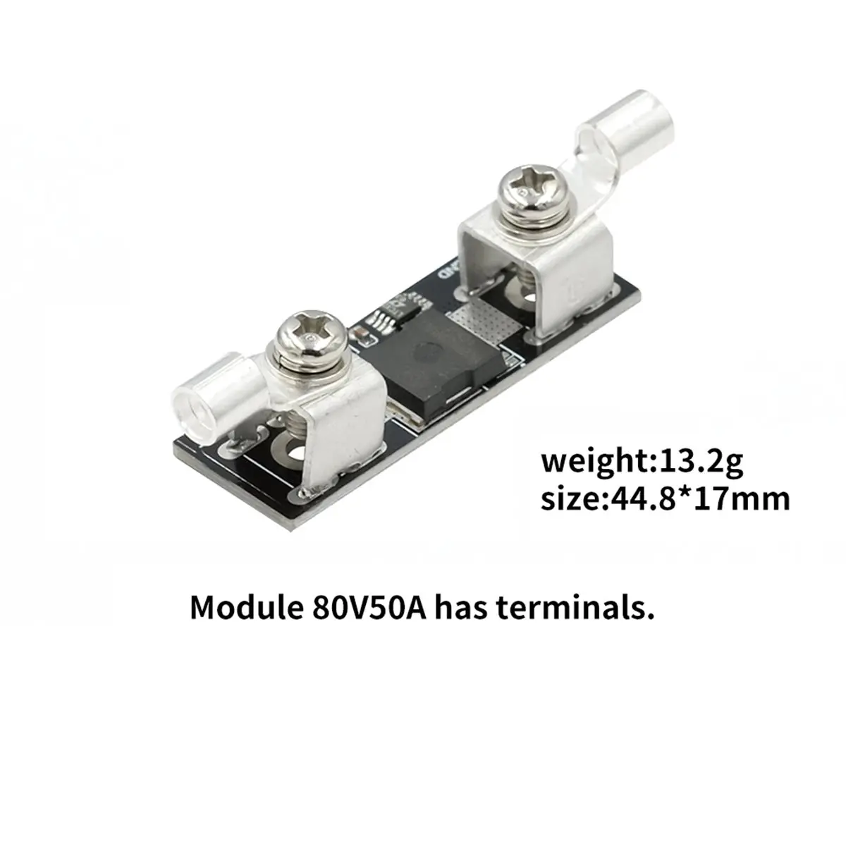 9-80V 50A High Current Ideal Diode Module Solar Anti-Reverse Charging Protection with Binding Post for Solar Systems