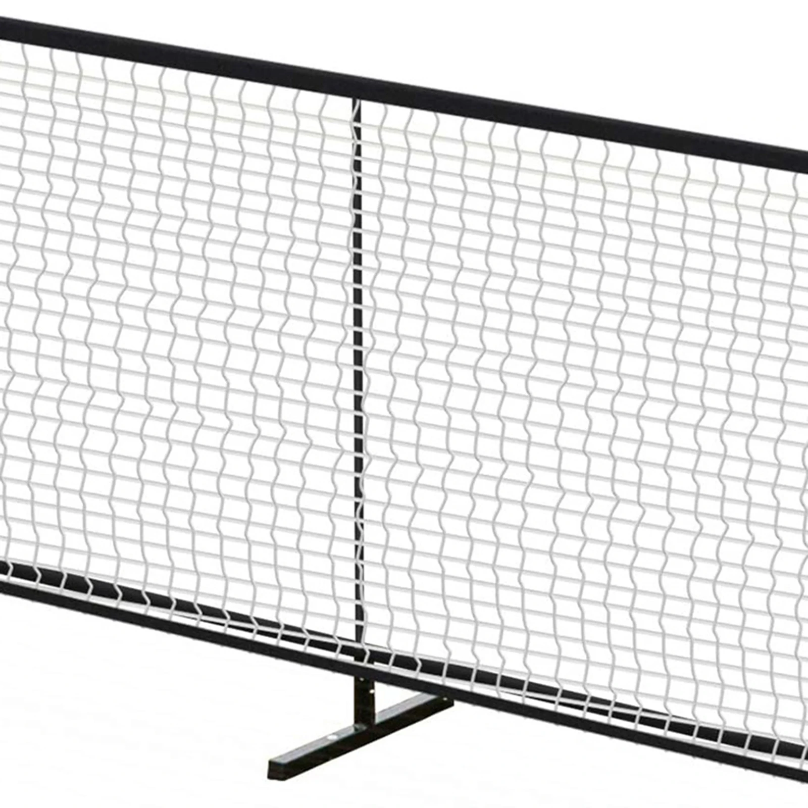 Pickleball Net System with Carrying Bag Game Black Durable Beginners 670cmx91cm Indoor and Outdoor Metal Frame Stand Easy Setup