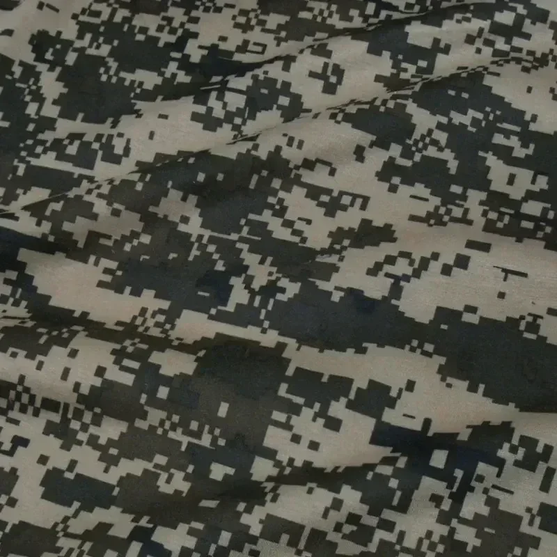 

Digital Camouflage Knitted Fabric Polyester Cotton Blend Stretch Coffee Green Hunting Accessories Tactical Gear Sports Sewing