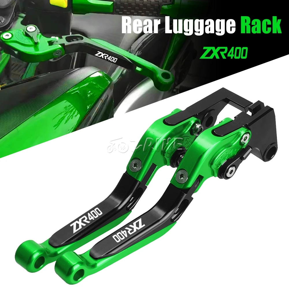 For KAWASAKI ZXR400 ZXR 400 zxr400 1990-1999 1998 1997 1996 Motorcycle Adjustable Handles Lever Long /Short Brake Clutch Levers