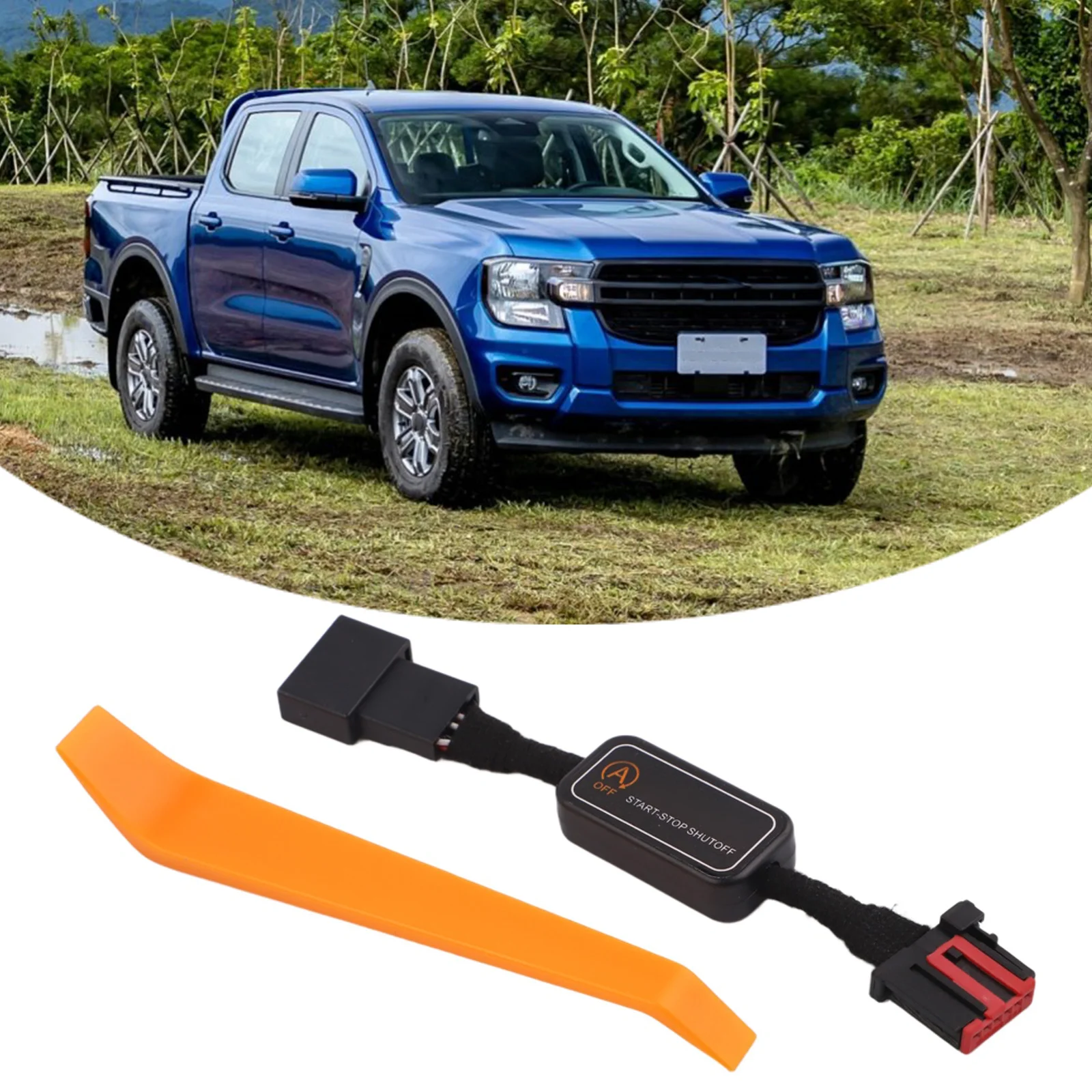 Stop Start For Eliminator for Ford For Ranger 2019 to 2023 A-Off Delete Canceller Device Auto Engine Stop Start Off
