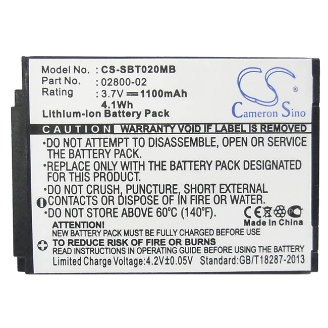 1100mAh Battery For Summer 02800-02  JNS150-BB42704544 88 Essential Easy Plus  Platinum 3  Supreme Connect Prestige Touch 2