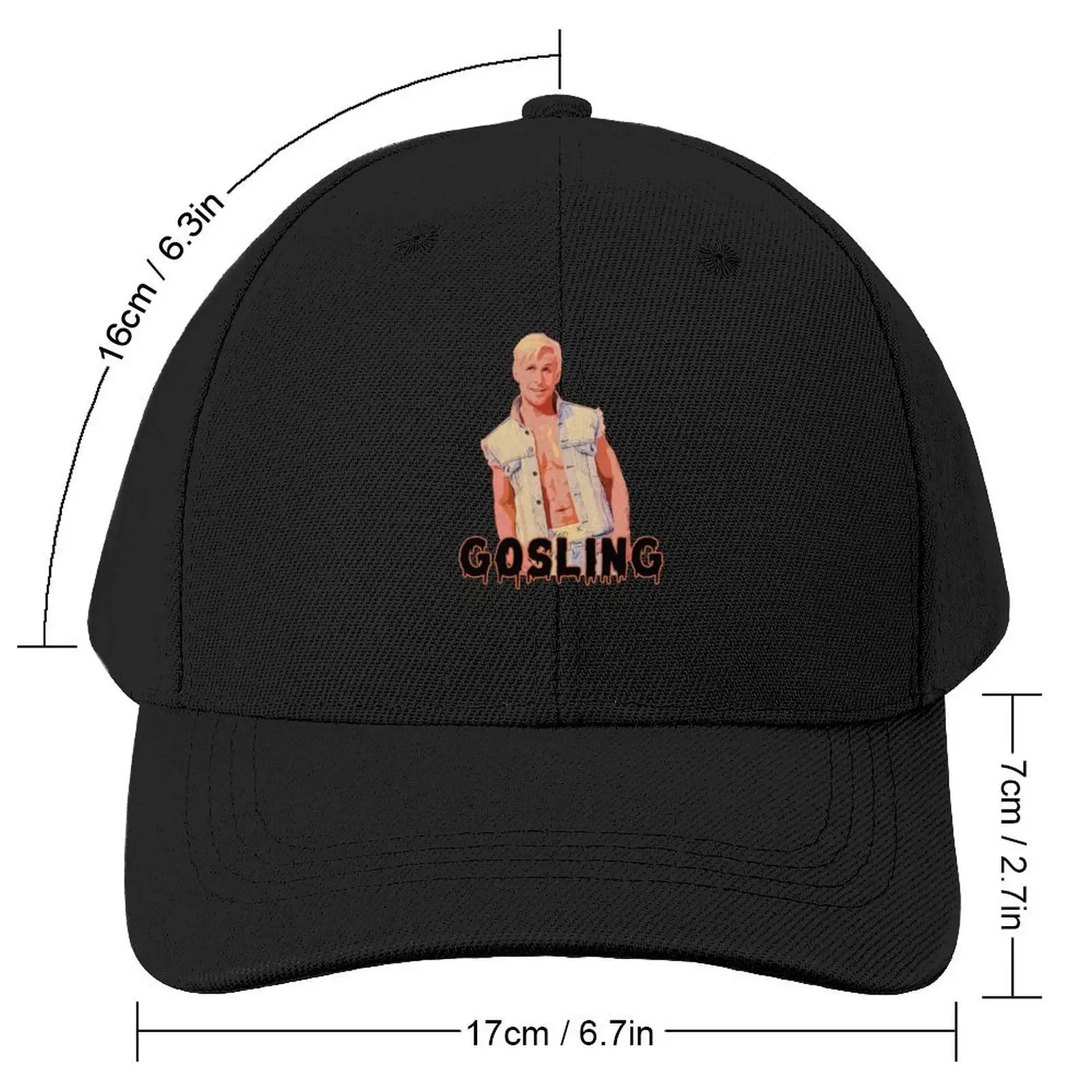 Ryan Gosling Baseball Cap Thermal Visor Hat Beach For Girls Men's