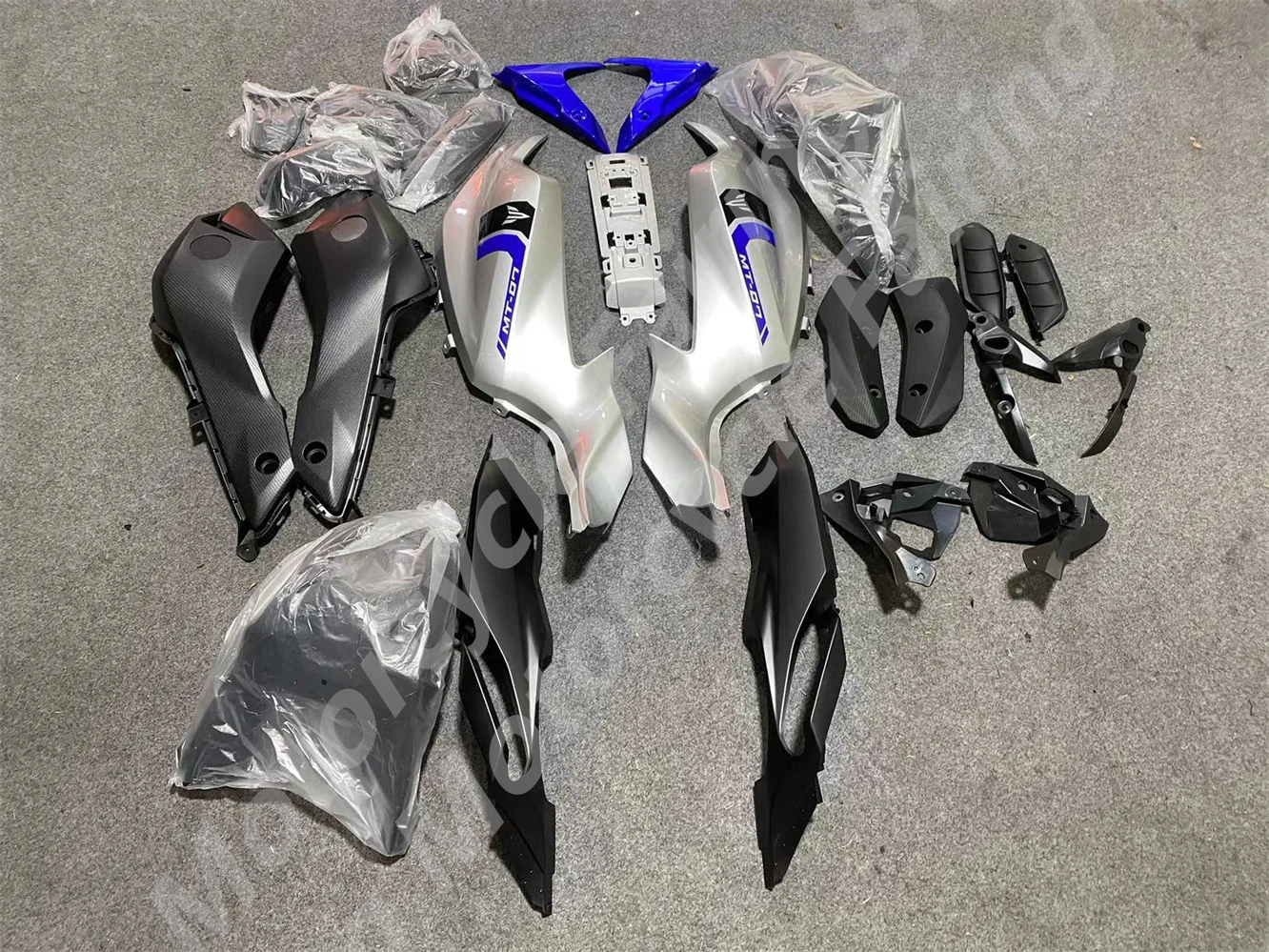 Motorcycle ABS Injection Blue Black Silver Body Fairing Kit For Yamaha YZF R1 YZFR1 2020 2021 2022 20 21 22