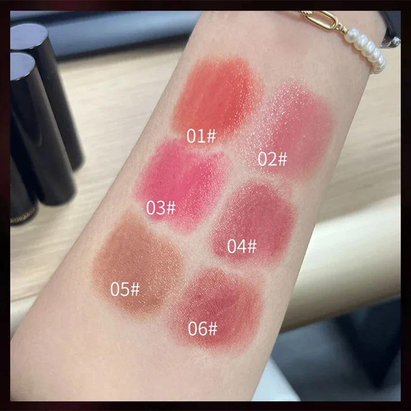 6 Colors Jelly Light Mirror Lipstick Moisturizing Water Solid Lip Gloss Glass Tea Russet Lip Glaze Tint Makeup Cosmetics 2024