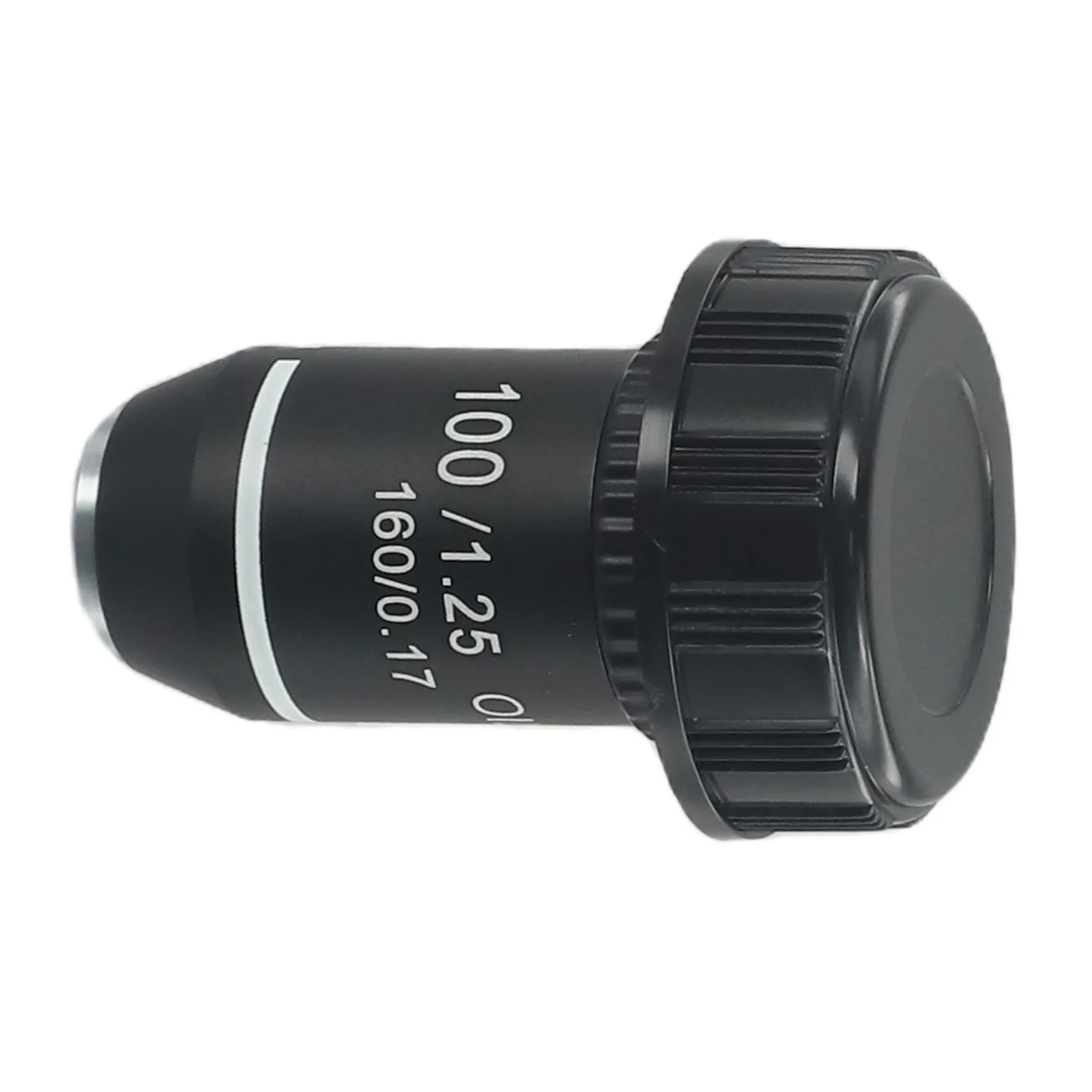 Lente obiettivo per microscopio acromatico per microscopio 195 di alta qualità 20 2mm 4X 100X nucleo in rame di precisione nero