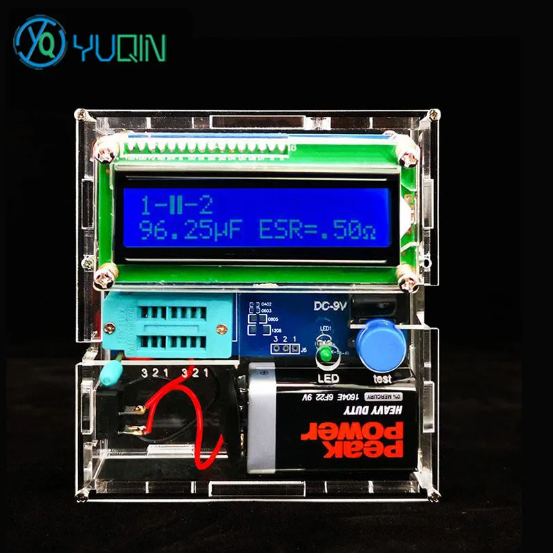 The Transistor Tester DIY Kit Can Replace a Multimeter for Electronic Measurements Such as Resistance Capacitance and Inductance