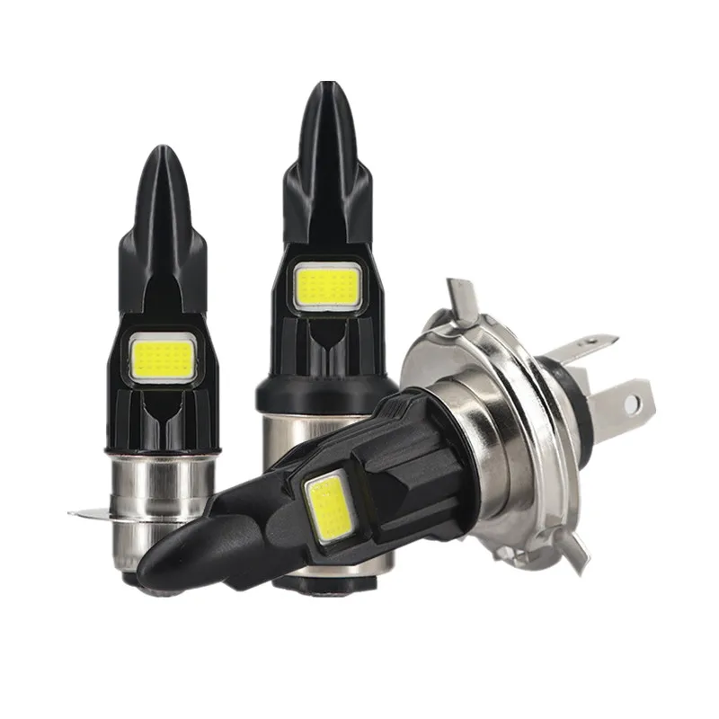 

Motorcycles LED Headlight Bulbs Canbus BA20D H4 P15D 12V-80V 6000K COB Bulb High Beam Lights Low Beam Lamps Motorbike Headlamp