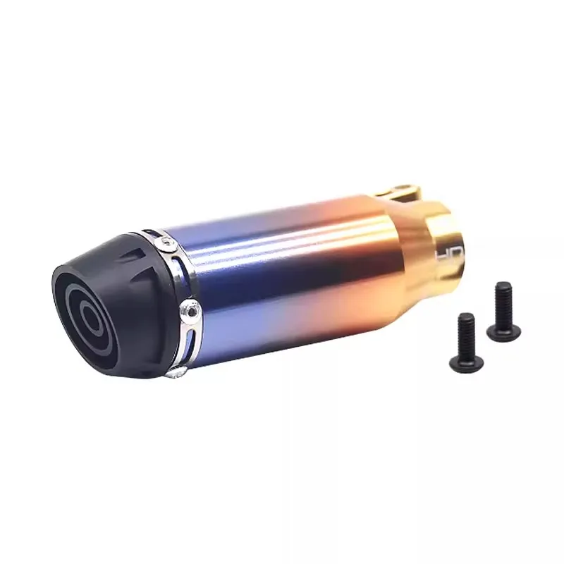 HR Losi 1:4 Promoto-MX motorcycle modification upgrade part aluminum alloy simulated exhaust pipe