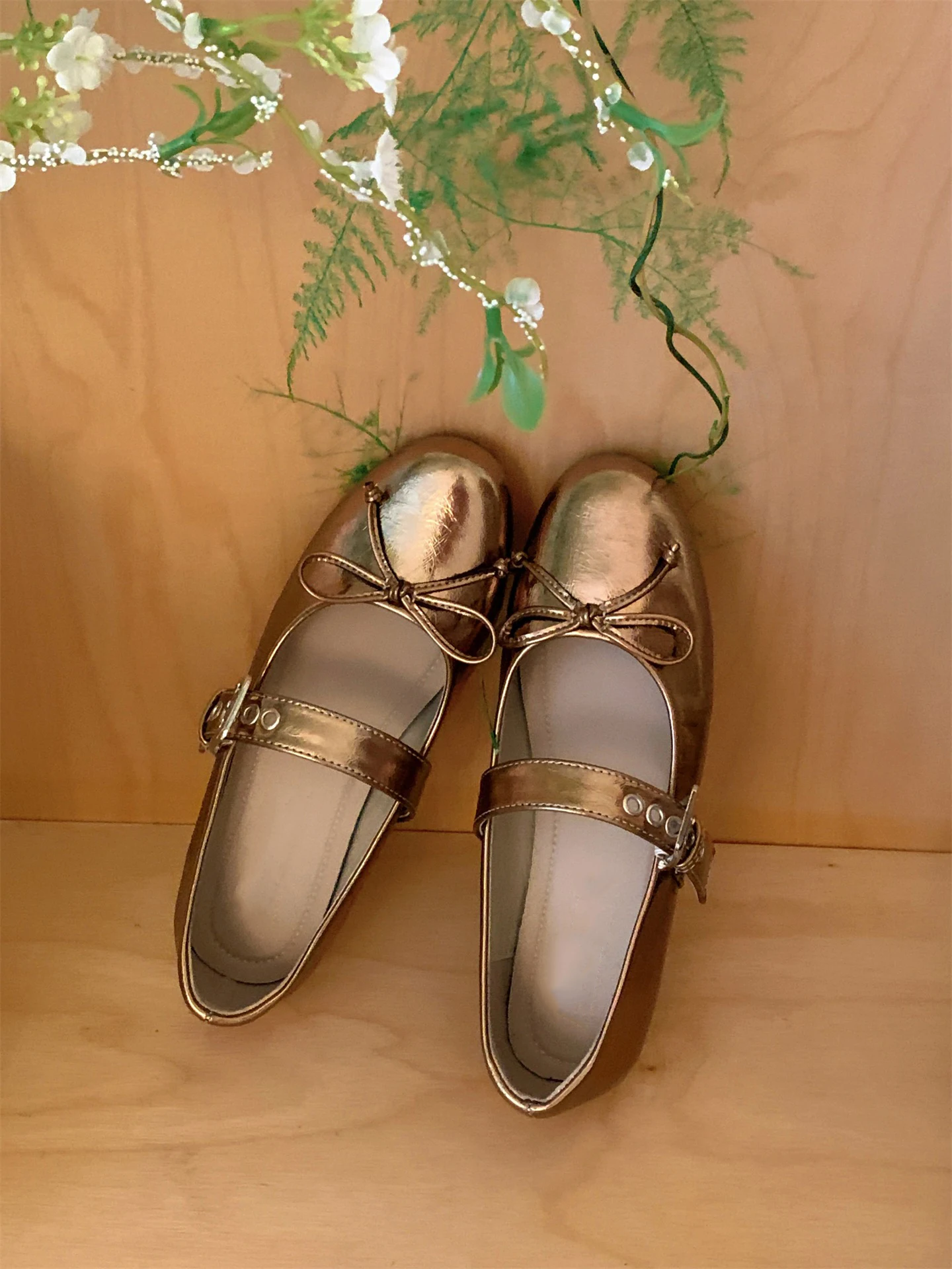 

Балетки IPPEUM с точками, зелено-черные, 2026, кавайные туфли, с ремешком на пряжке, новая модная модель Мэри Джейн