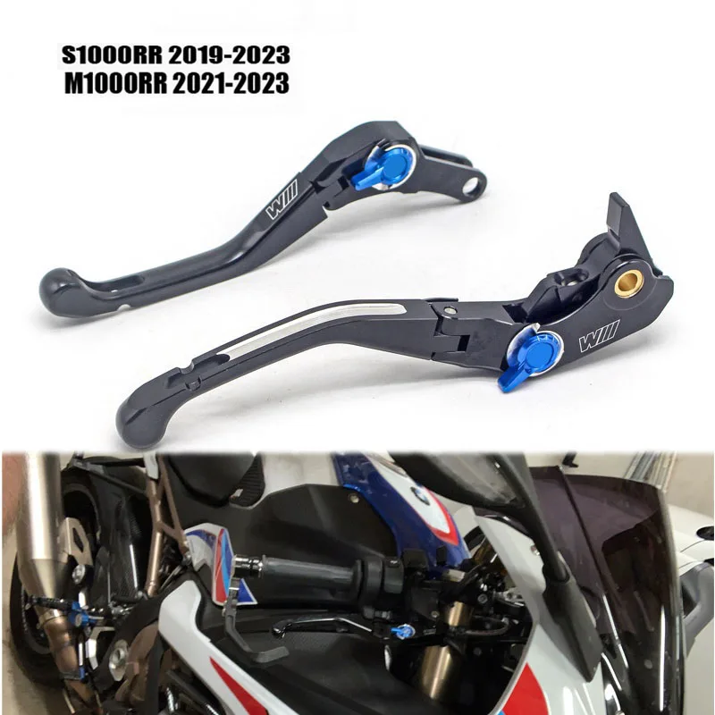 Palancas de embrague de freno de aluminio CNC para motocicleta, Protector para BMW S1000RR M1000RR 2019 2019-2023 S1000RR 2009-2018 S1000R