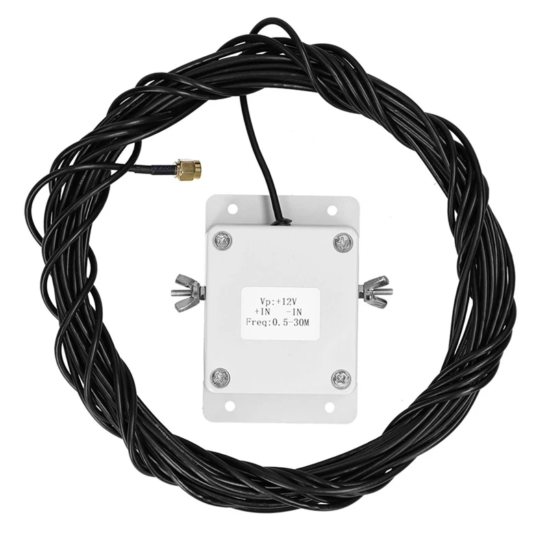 New MLA-30+ (Plus) Loop Antenna Active Receive Antennas Low Noise Medium Short Waves Antenna With 0.1-30 Mhz Frequency