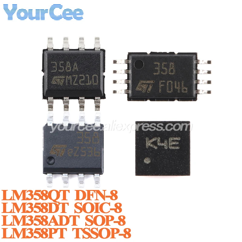 50pcs/10pcs LM324DT LM358DT LM358ADT LM358PT LM358QT LM358 SO8 OpAmp Operational Amplifier LM258DT LM358ST LM158DT LM224DT LM124