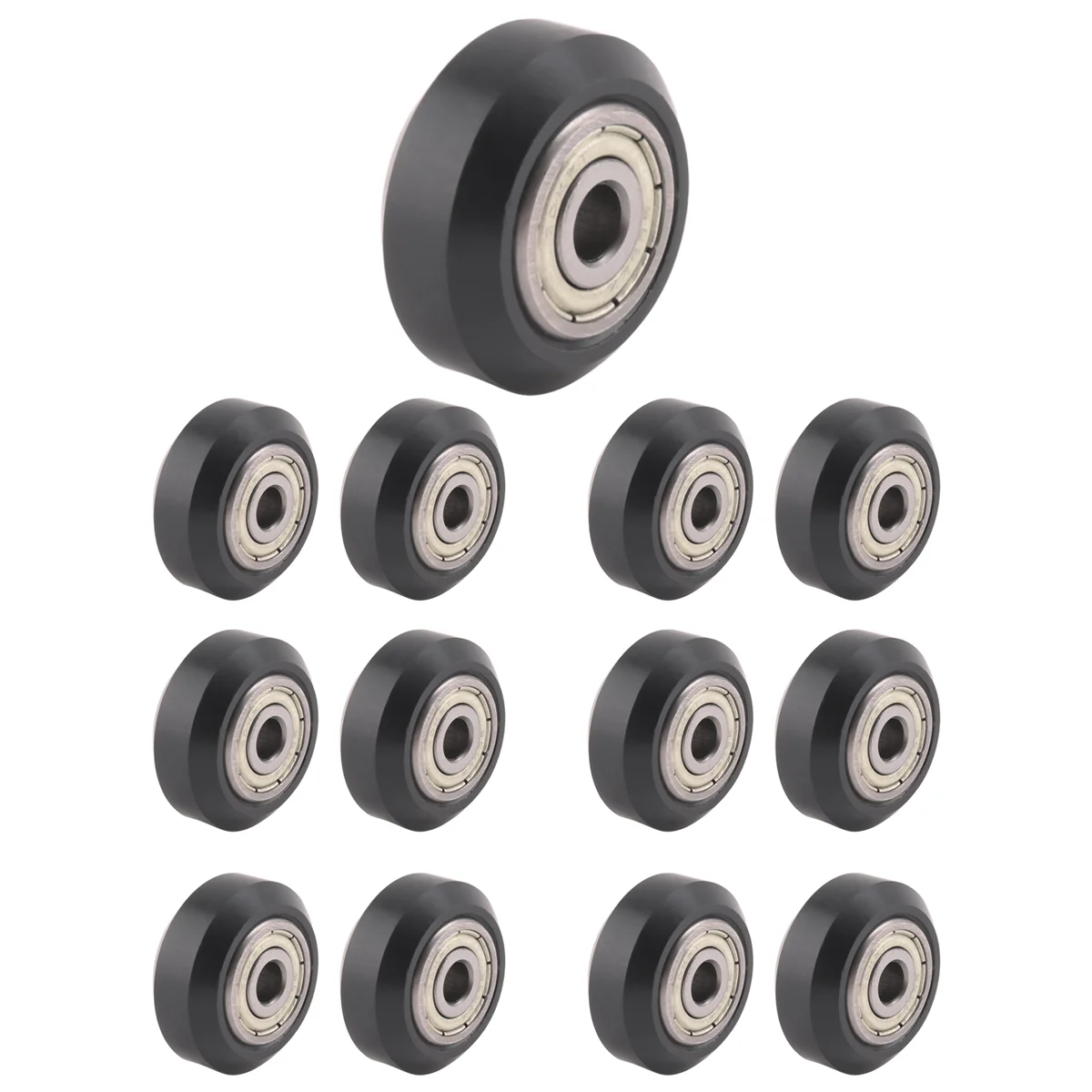 Hot New [13Pcs/Pack]3D Printer POM Pulley Wheels 625Zz Linear Bearing Ulley Passive Round Wheel Roller for Creality CR10,Ender 3