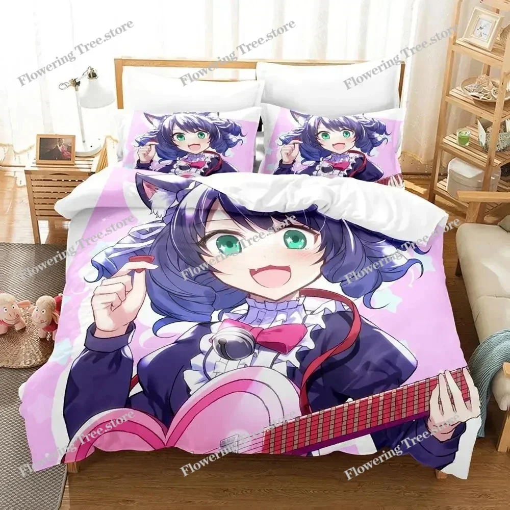 

Anime Show By Rock Bedding Set Duvet Cover Bed Set Quilt Cover Pillowcase Comforter king Queen Size Boys Adult Bedding Set