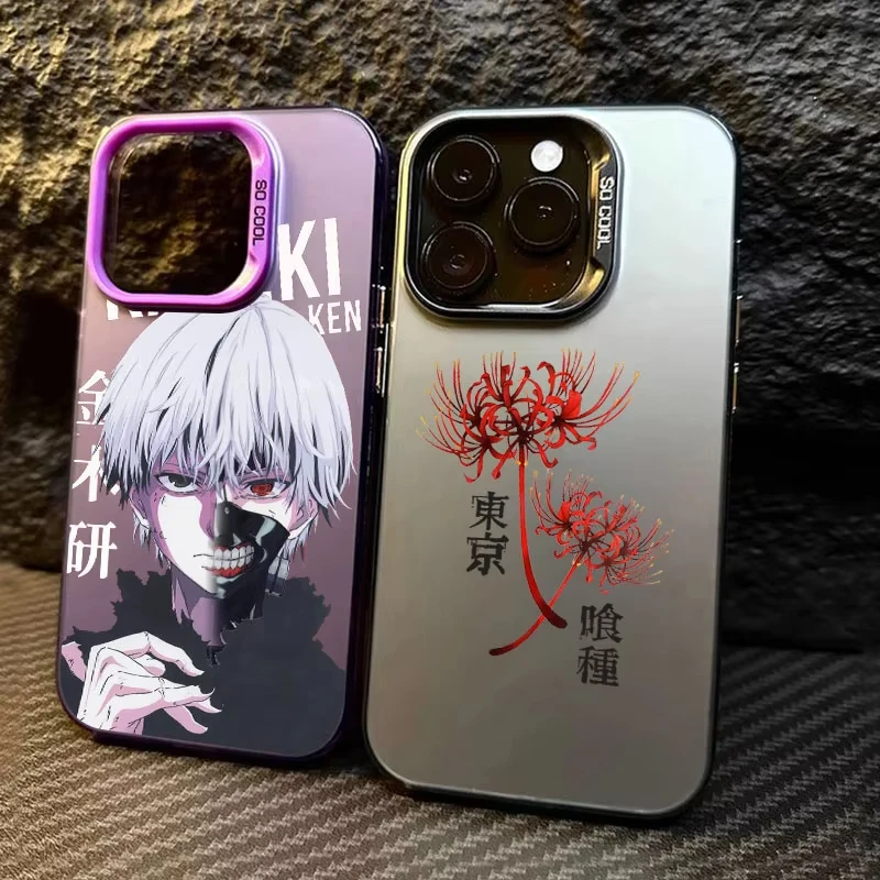 Funda de teléfono Tokyo Ghoul Kaneki Ken Anime para iPhone 17 16 15 14 13 12 11 Pro Max 16 Plus 16E 17 Air cubierta a prueba de golpes