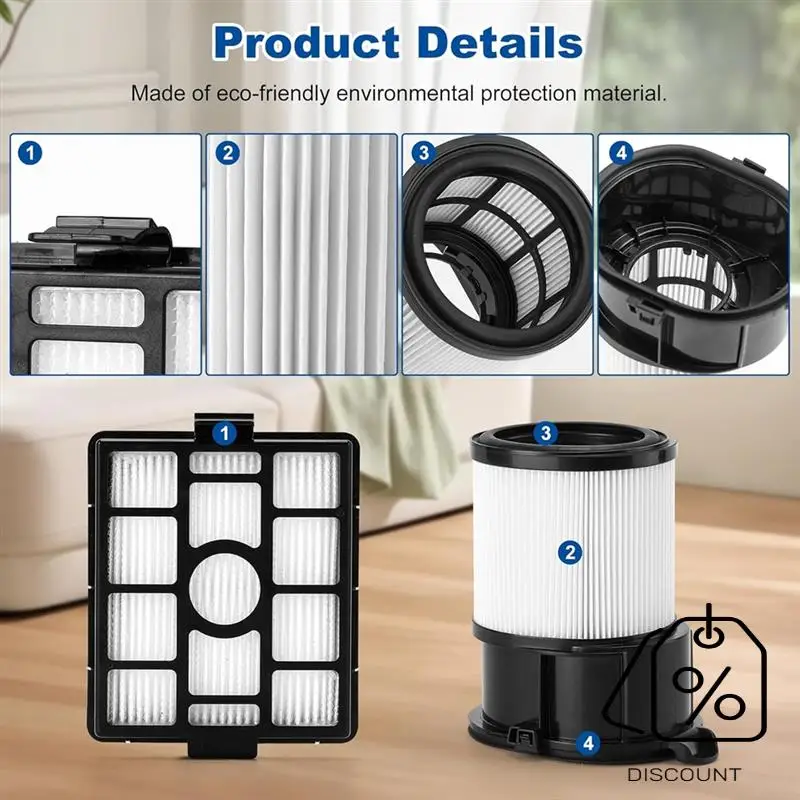 Baag-para tubarão ip3251/ip3251c/ip3252/ip3251eut aspirador de pó filtro e filtro estação base algodão filtro peça substituição