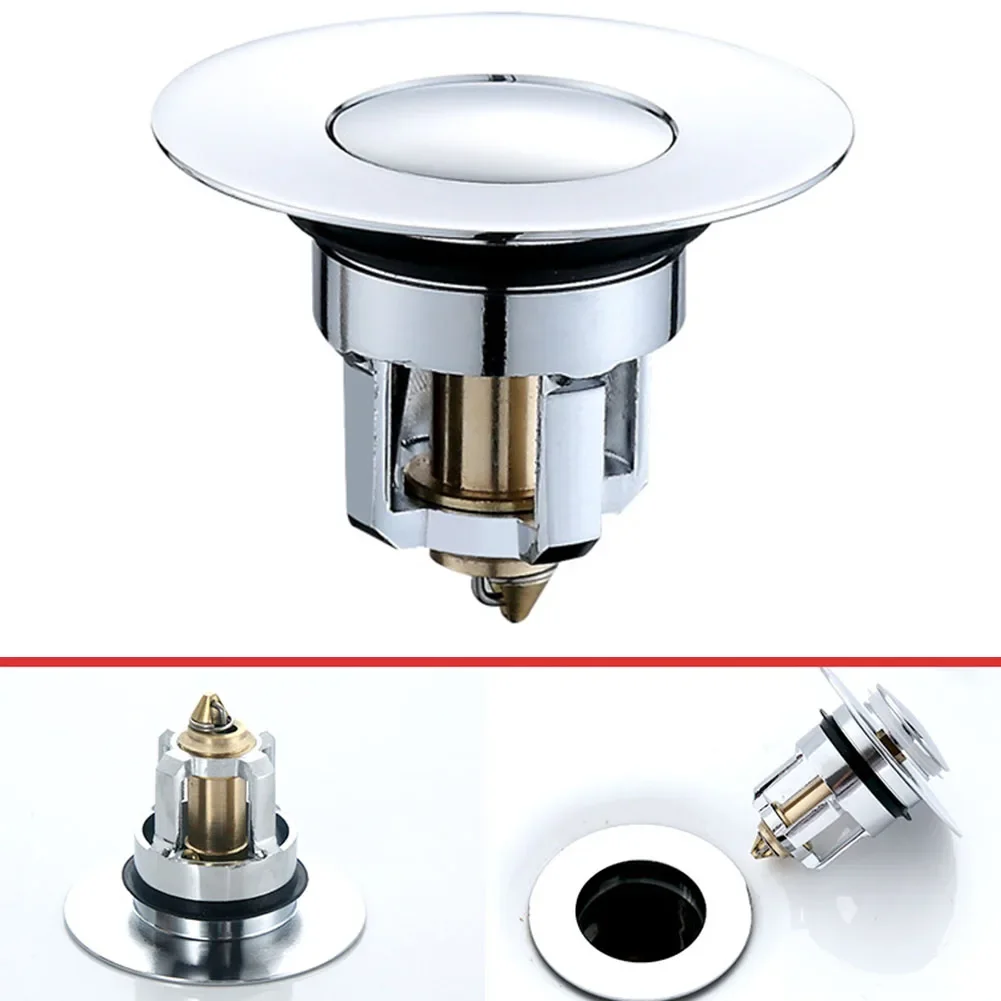 Bathroom Sink Plug Stopper Wash Basin Core Bounce Up Drain Filter Shower Sink Filter Plug Kitchen Bathtub Stopper