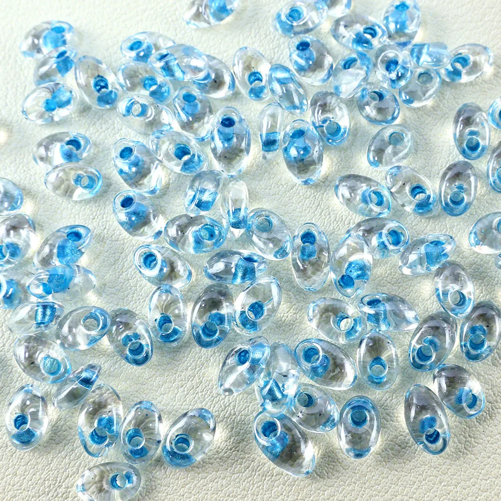 Japanische importierte Miyuki Long Magatama Perlen mit transparent gefärbtem Kern, Phoenix-Perlen, Schmuckzubehör, verwendet für die Armbandherstellung, verschiedene Ausführungen. – Detail 8