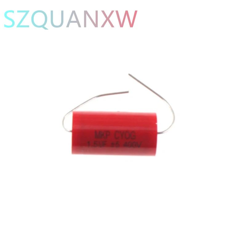 5 PCS MKP Capacitor 0.47/1/1.5/2.2/2.7/3.3/4.7/5.6/6.8/8.2/10/12/15/20Uf Axial High Non-polar Capacitors 400V ﻿