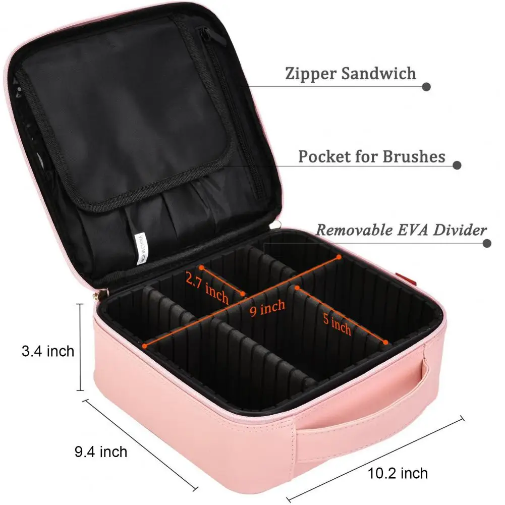 กระเป๋าเครื่องอาบน้ำที่ทนทานเครื่องประดับดิจิตอล tas kosmetik tas kosmetik openging ขนาดใหญ่อุปกรณ์จัดเก็บเครื่องสำอางค์สร้างสรรค์สำหรับบ้าน