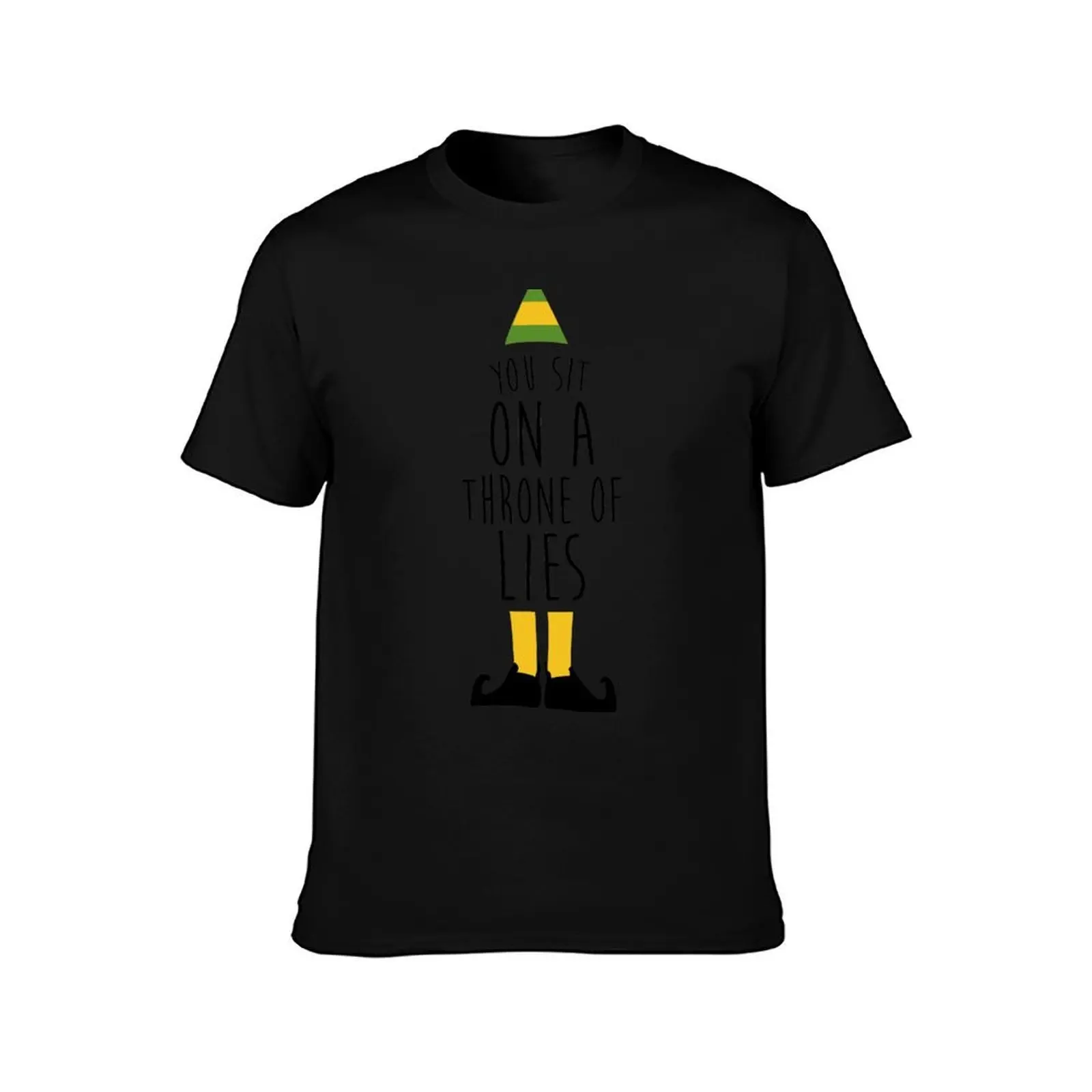 Elf - You Sit on a Throne of Lies Men T Shirt man t shirts graphic