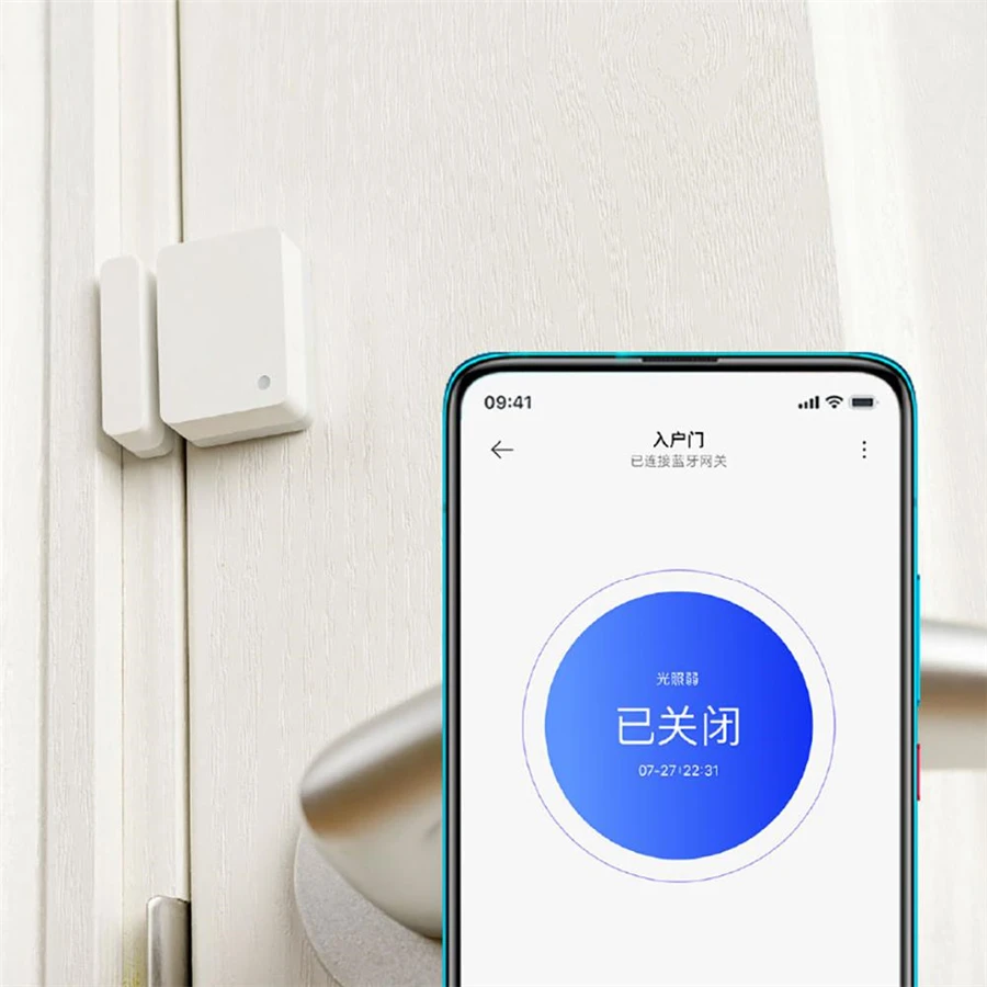 Sensore per porte e finestre Xiaomi Mijia originale Mini sensore per porte intelligente dimensioni tascabili controllo automatico per casa