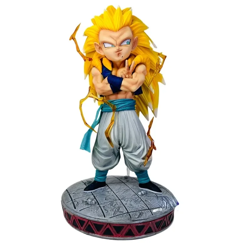 In Stock Dragon Ball Z Anime Figure Gotenks Figure Super Saiyan Action Figure Collection Model Statue Toy Hoilday Gifts for Kids