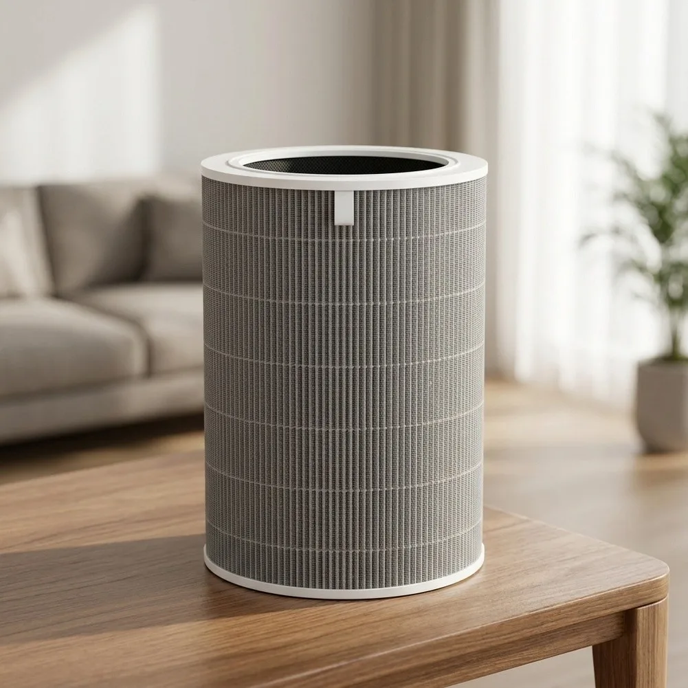 HEPA H13 for Xiaomi Purifier 2 2H 3 3H 3C for Pro Replacement with Activated Carbon Grey Black 21x21x31.5cm HEPA